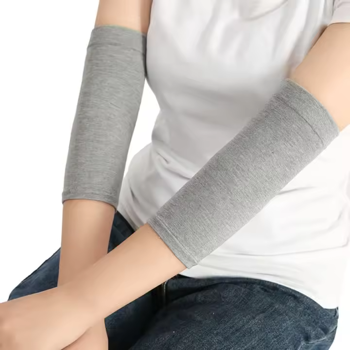 Codera para enmascarar cicatrices, algodón, absorbe el sudor, protección UV, cubre tatuaje, soporte para codo, almohadilla protectora para codo, manga para brazo - 1