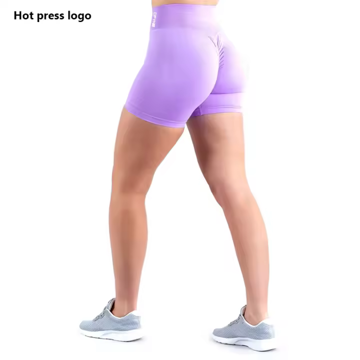 NVGTN-pantalones cortos dinámicos para mujer, ropa sin costuras, suave, para Fitness, Yoga, gimnasio, correr, bicicleta, 2,0 - 1