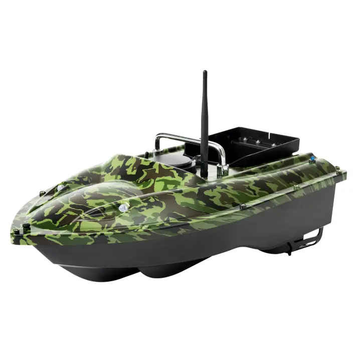 Barco de Cebo de Pesca Navegación GPS Control Remoto Inalámbrico 500m para Llagos Camuflaje - 1