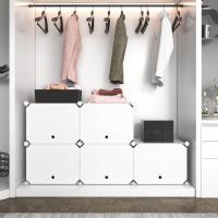Zapatero de Plástico Portátil 8 Niveles, 32 Pares, Organizador para Armario, Entrada, Dormitorio, Pasillo Blanco, 2 x 8 - details 22