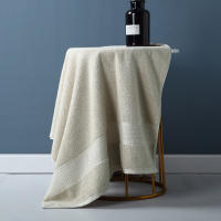 Toalla superior de baño grande, 2 Toallas de Mano o Lavabo, 80x160 cm, algodón 100% - details 2