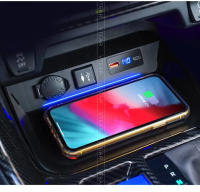 Cargador inalámbrico 15W QI para coche Accesorios de carga rápida para Teléfono Móvil Compatible con Toyota Rav4 XA50 Producto normal Fabricado en China - details 7