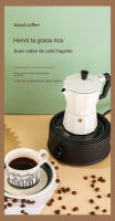 Máquina de espresso y café en la estufa, café italiano y cubano, estufa de gas disponible, 1-14 tazas de café - details 0