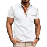 Venta caliente de verano nueva camiseta de manga corta para hombre, comercio exterior, deportes de ocio, solapa Polo - details 30