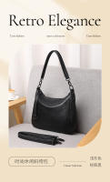 Bolso de cuero puro popular nuevo bolso de mujer de cuero versátil de moda bandolera de un solo hombro bolso bandolera portátil - details 3