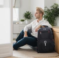 Mochila de viaje antirrobo para hombre, gran capacidad, ideal para viajar, impermeable, con USB, bandolera multifunción, bolsa de ordenador, mochila de negocios - details 11