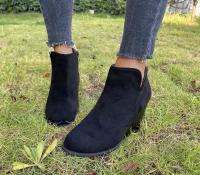 Nuevos zapatos de mujer de otoño con estampado de leopardo, tacón alto, botas Martin con tacón de cuña - details 23