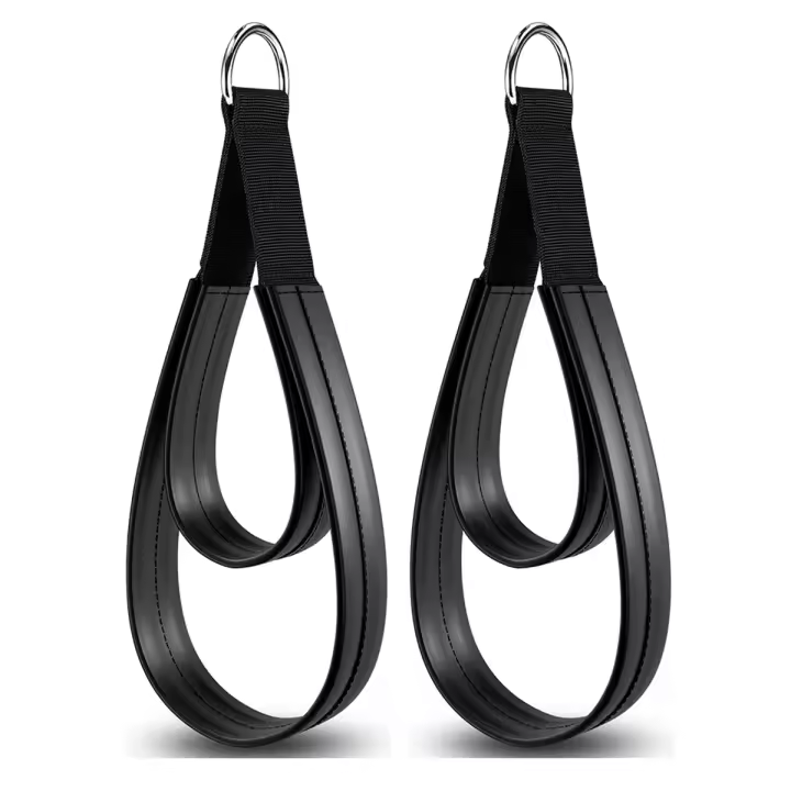 Correas de doble bucle para Pilates, correas de anillo en D de Fitness, doble bucle acolchado, 2 piezas - 1