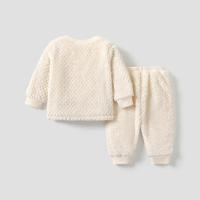 Conjunto de 2 piezas de manga larga estilo festivo informal para bebé, suave y cómodo, perfecto para salidas y uso diario - details 1