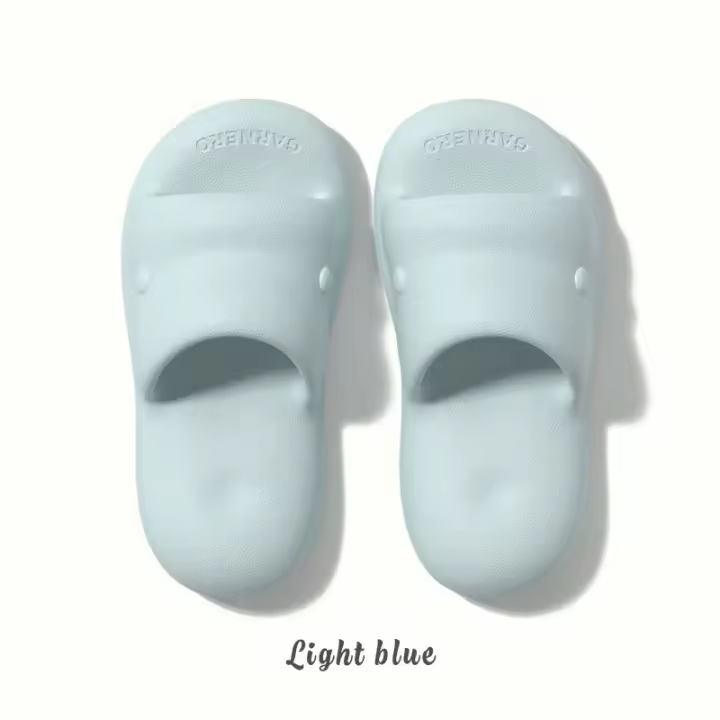 Little Whale zapatillas mujer verano casa 2025 nuevo baño interior baño pareja zapatillas frescas - 1