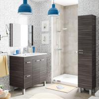 Mueble de Baño de 2 Puertas y 4 Patas Diseño Koncept Acabado en Blanco Brillante - details 9