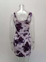 Vestido Mini de Impresión para Mujer Primavera-Verano Sin Mangas, Adelgazado en Caderas, Vestido Corto de Moda para Club Nocturno - details 17