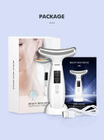 Equipo de Belleza Levantamiento y Decoloración del Hogar de las Líneas del Cuello Masajeador Reafirmante Facial Introductor de Microcorriente Cuidado de la Piel Facial - details 26