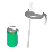 Tapa de lata, tapa de lata reutilizable con orificio para pajita, accesorios para bebidas para refrescos, jugo, artículos para fiestas, vasos, utensilios de cocina, dispositivos geniales - details 2
