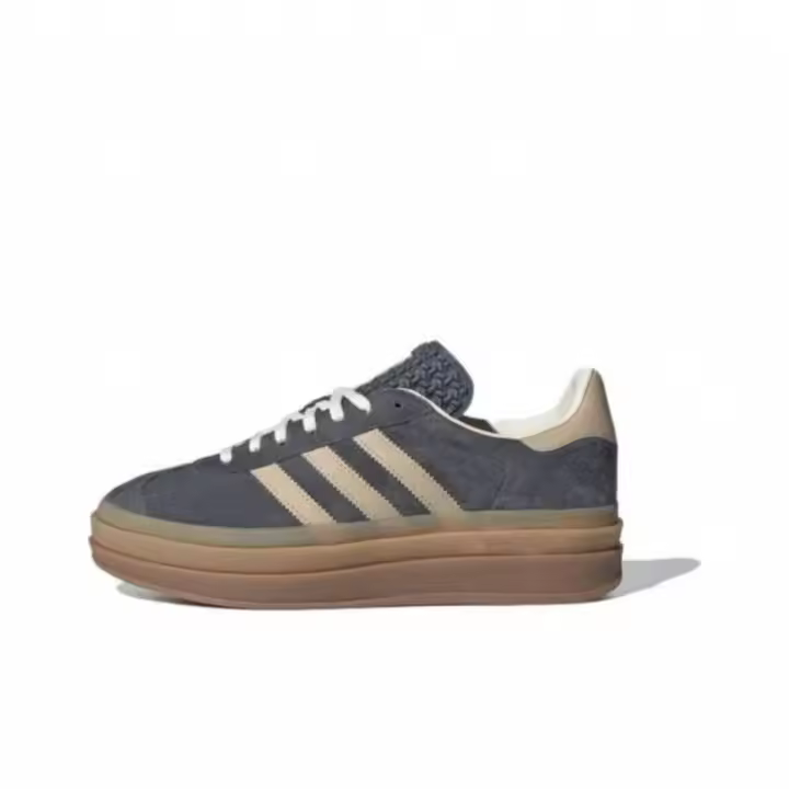 Buroalma Zapatos de mujer gezelle 2025 nuevos zapatos de plataforma de suela gruesa que realzan la altura, zapatillas casuales Dexun de tres barras - 1