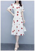 Vestido Midi de Cómodo Talla Grande Estilo Coreano para Mujeres Nueva Llegada Primavera-Verano - details 14