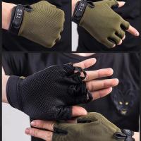 Guantes de gimnasio para levantamiento de pesas, ciclismo, entrenamiento de ejercicio, Fitness, transpirables y cómodos, 1 par - details 13