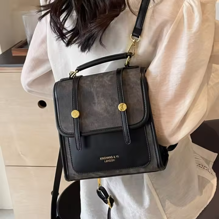 Mochila con diseño de interés especial, nuevo bolso escolar Retro, mochila de viaje de estilo coreano, mochila que combina con todo para salir - 1