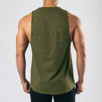 Camiseta de algodón sin mangas para hombre, camiseta sin mangas para gimnasio, culturismo, entrenamiento, Fitness muscular, chaleco que absorbe la humedad, gran oferta, Verano - details 6