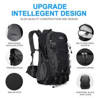 Mochila de almacenamiento Inoxto para senderismo, 40 litros, bolsa de alta resistencia, montañismo, senderismo y camping - details 6
