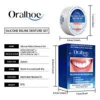 Mejora la estética de la sonrisa, conjunto de dientes cosméticos de dentadura de material cómodo - details 0