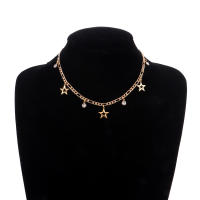 Collar de mujer de moda con estrella de cinco puntas, temperamento de personalidad - details 5