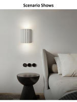 【Tricolor Light】TOMAXIN 10W Nordic Creative Bedroom Wall Lamp Modern  Bedside Lamp Personality Staircase Porch Aisle Wall Lamp - details 4