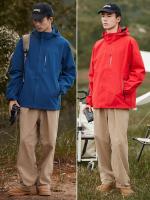 Chaqueta impermeable a prueba de viento para hombre y mujer. - details 3
