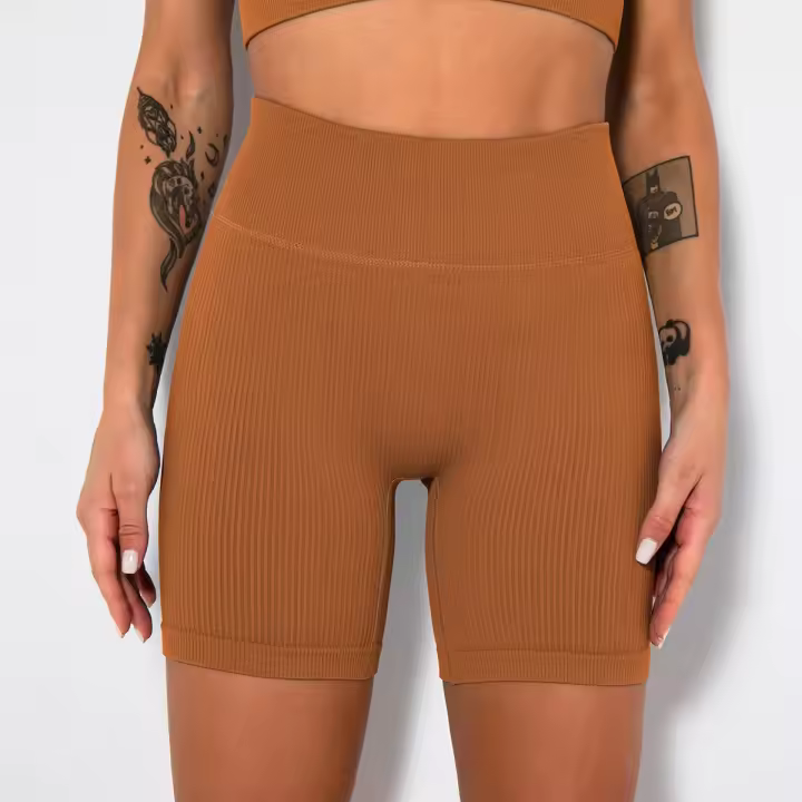 Pantalones de Yoga sin Costuras de Cintura Alta A Prueba de Cuada, Levantamiento de Pantorrillas, Entrenamiento de Fitness, Correr, Gimnasio Pantalones Deportivos para Mujeres en Venta - 1