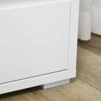 Cómoda Moderna con 4 Cajones Mueble Cajonera de Madera para Dormitorio Salón Habitación Carga 40 kg 70x37x75 cm Blanco y Natural - details 8
