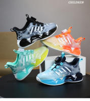 Nuevos zapatos deportivos ligeros para niños, zapatillas de deporte con hebilla giratoria para niños, zapatillas informales transpirables para correr, zapatillas de tenis para niños al aire libre - details 4