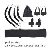Boxing Resistance Bands Set Leg Strength Training Jump Trainer for Agility