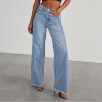 Pantalones vaqueros de cintura alta para mujer moda coreana Haruku Cowboy calidad R pantalones - details 5
