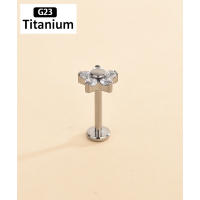 Piercing de titanio para la oreja, g23, labret tragus, anillos para labios, hilo interno, hélice, pendientes, aros para cartílago daith, 2 uds. - details 21