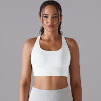 Hamidou-Sujetador de Yoga con espalda cruzada para mujer, ropa interior deportiva absorbente de golpes, correas de hombro cruzadas, Top corto de Fitness, deportes a prueba de golpes - details 1