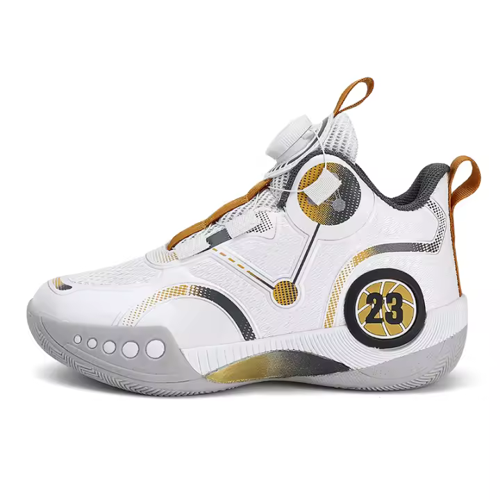 Zapatos de baloncesto para niños Zapatos deportivos de caña alta Zapatillas de deporte Zapatos para correr antideslizantes con cordones duraderos - 1