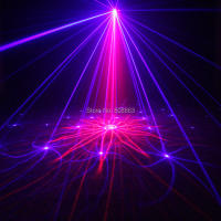 Proyector Láser ESHINY Rojo-Azul 18 Patrones de Iluminación para Discoteca, Fiesta de Baile, Bar de Navidad KTV Luces de Escenario para DJ - details 11