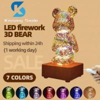 Luz LED Nocturna de Fueros Artificiales de Oso 3D Lámpara de Proyector USB - details 2