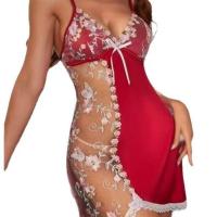 Lencería erótica, moda, bordado de encaje, perspectiva, seducción, tirantes sexys, diadema, tanga, dos conjuntos - details 0