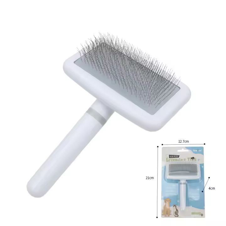 Herramienta Eficiente para Desprendimiento de Pelo de Mascotas Reducción de Desprendimientos, Prevención de Pelotas, Mejora del Apto de Mascotas Cepillo de Plástico Rectangular de China - 1