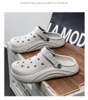 Agujero zapatos de los hombres de verano nuevo desgaste sandalias deportes zapatos de playa sandalias de los hombres de un pie medio bolsa de apoyo cabeza - details 22