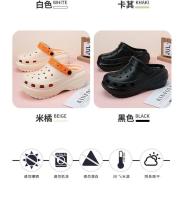 Pantuflas de verano para mujer 2025, nuevas, suaves, lindas, de dibujos animados, con suela gruesa antideslizante, para parejas, para pisar la mierda. - details 0