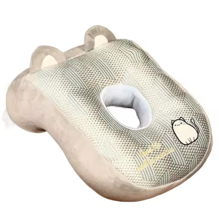 Almohada cómoda y bonita para dormitorio, almohada portátil de dibujos animados suaves, almohada pequeña transpirable multifuncional para oficina - 1