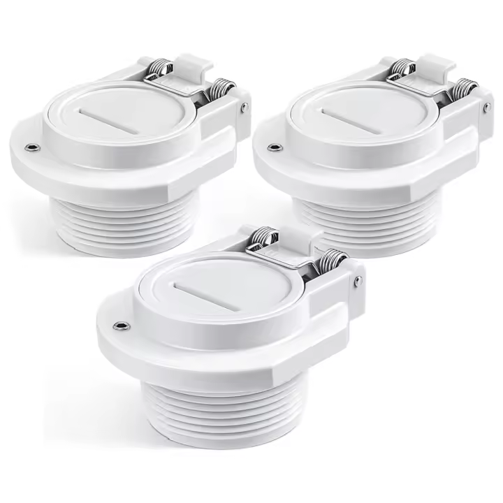 Cerradura de seguridad al vacío W400BWHP, accesorio de pared para piscina, repuesto para aspiradoras, 3 piezas, W400BLGP, GW9530 - 1
