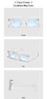 2025 Gafas de sol redondas retro para hombre y mujer, diseñador de marca famosa, gafas de sol vintage de lujo para rostros pequeños. - details 17