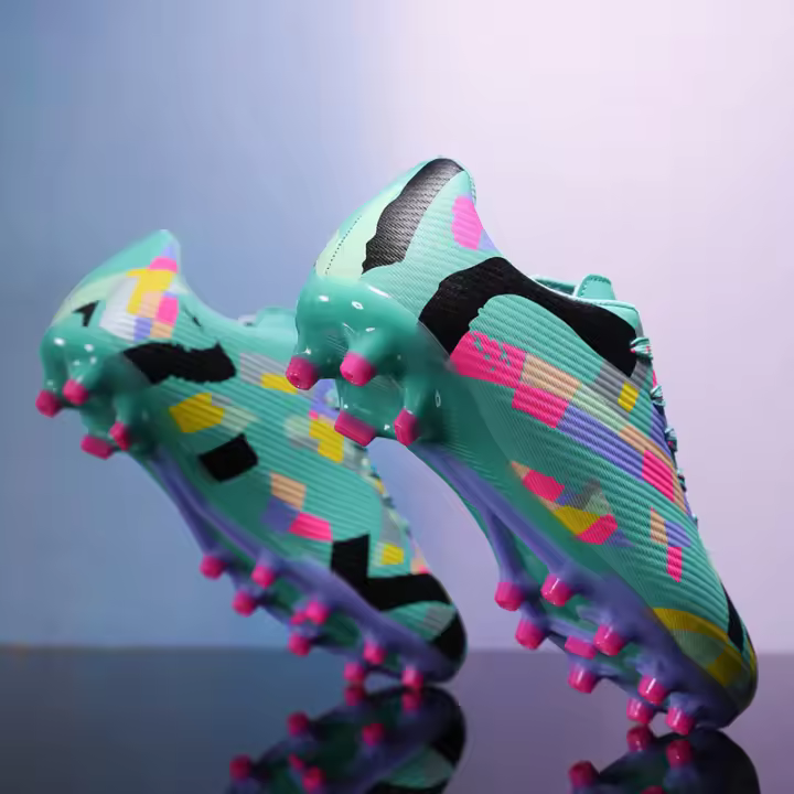 Zapatos de fútbol uñas largas de los hombres entrenamiento de juego de hierba para adultos de los niños mayores - 1