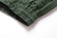 Pantalones Cargo de Algodón 100% para Hombres Cintura Elástica, Múltiples Bolsillos, Estilo Táctico Militar de Verano - details 14