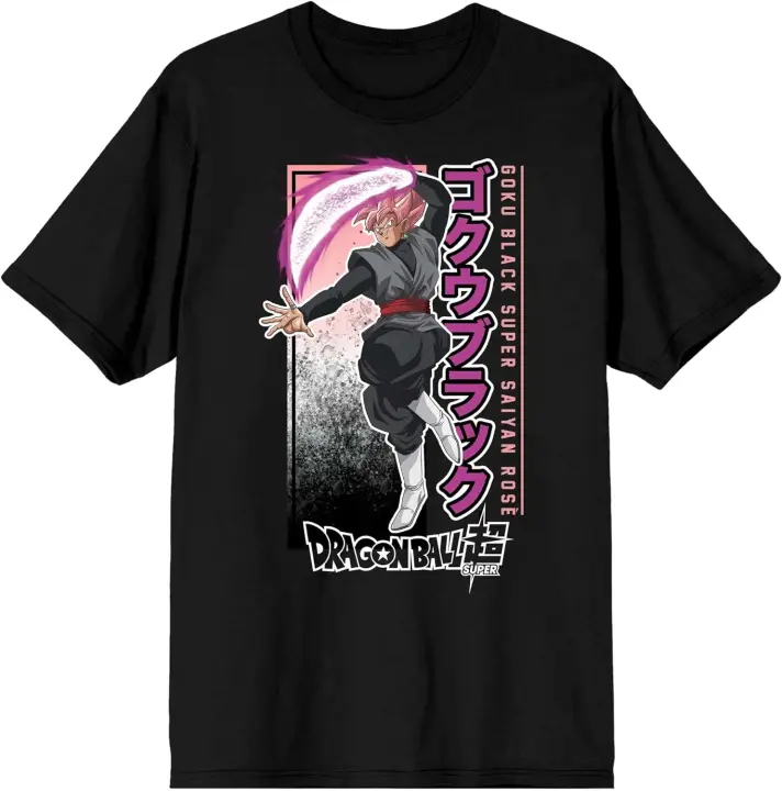 Camiseta gráfica negra para hombre, GOKU, Super Villain, Zamasu, Inside Goku's Body - 1