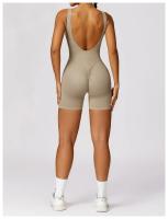 Mono de Yoga con Espalda Hermosa y Hueca Traje Deportivo de Fitness para Mujer Material Exterior de Nylon T-Shirt - details 20