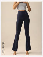 MOVING PEACH Pantalones Ancho de Yoga de Cintura Alta Suaves y Elásticos con Cintura de Tirón - details 11